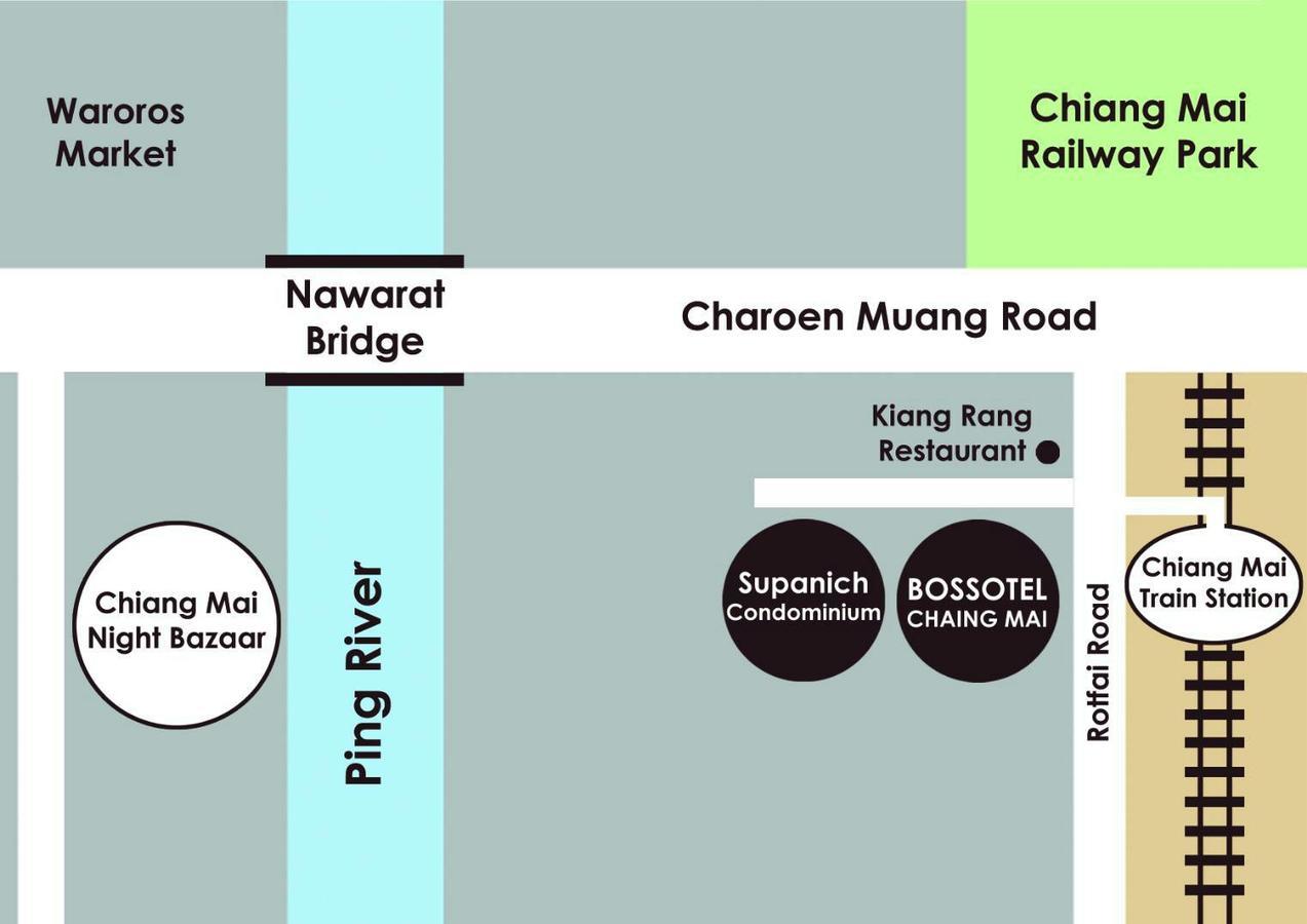 Supanich Railway Station Apart otel Chiang Mai Dış mekan fotoğraf